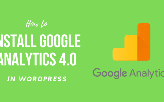 Add google analytics to wordpress website