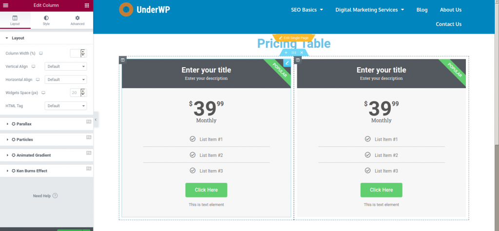 pricing-table-wordpress-plugin-free