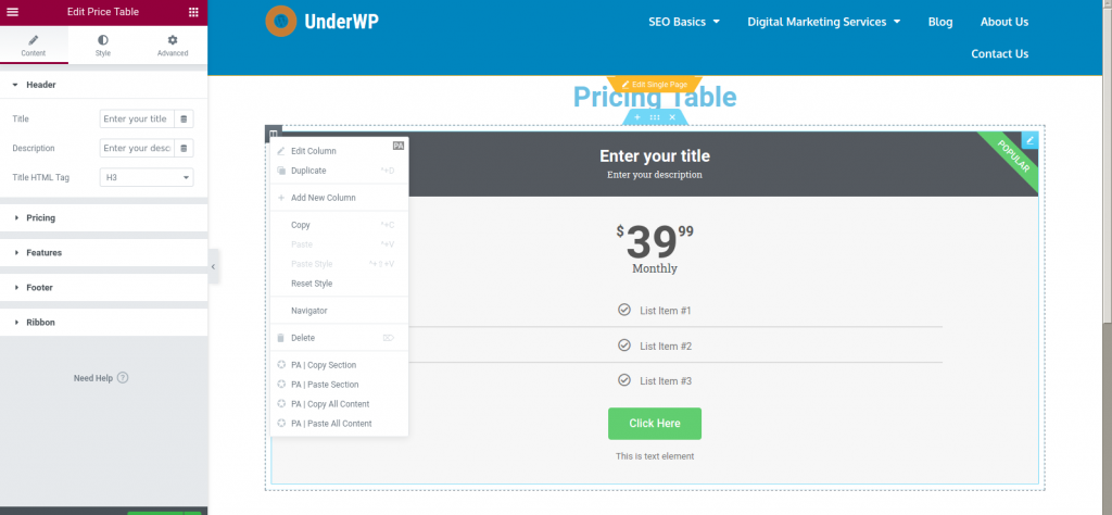 simple-pricing-table-in-wordpress