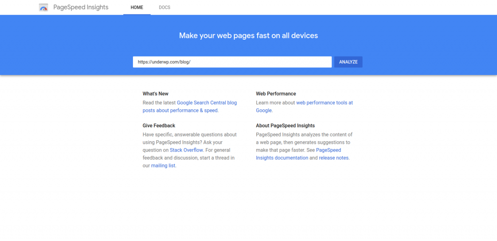 PageSpeed-Insights