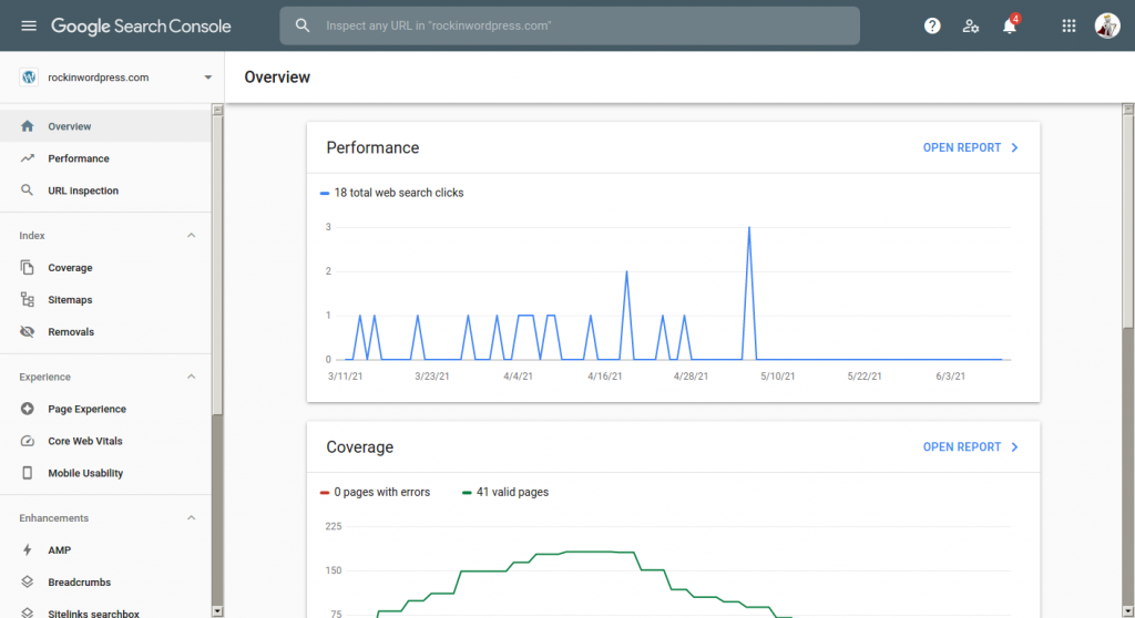 google search console