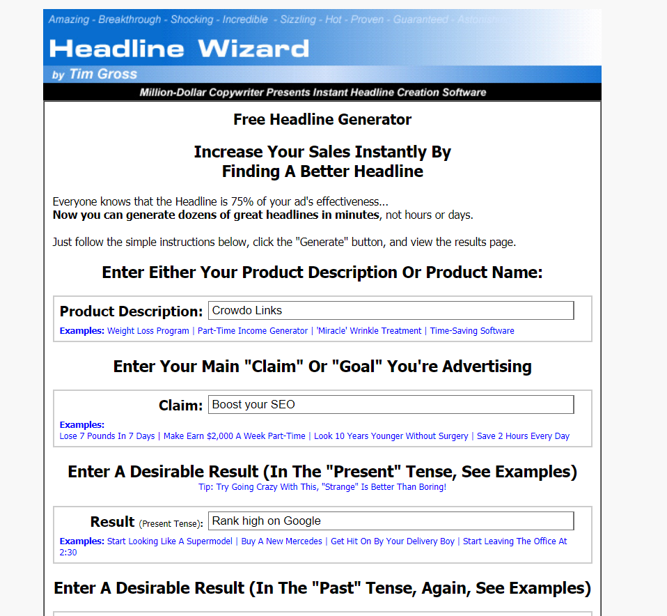 headline wizard