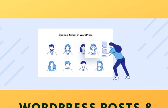 Change author in wordpress