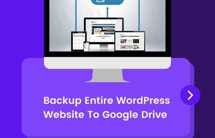 backup wordpress website