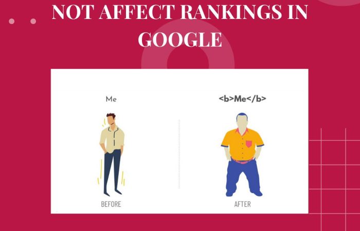 bold text seo effect