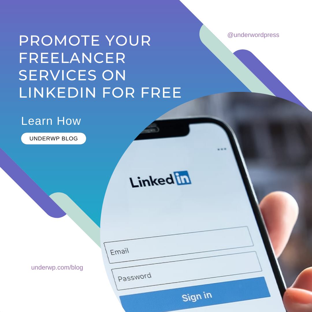 promote freelancer gig free on linkedin