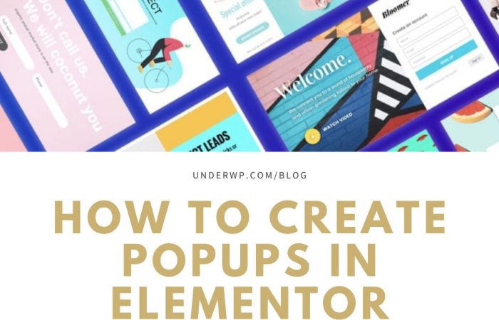 elementor popups wordpress create