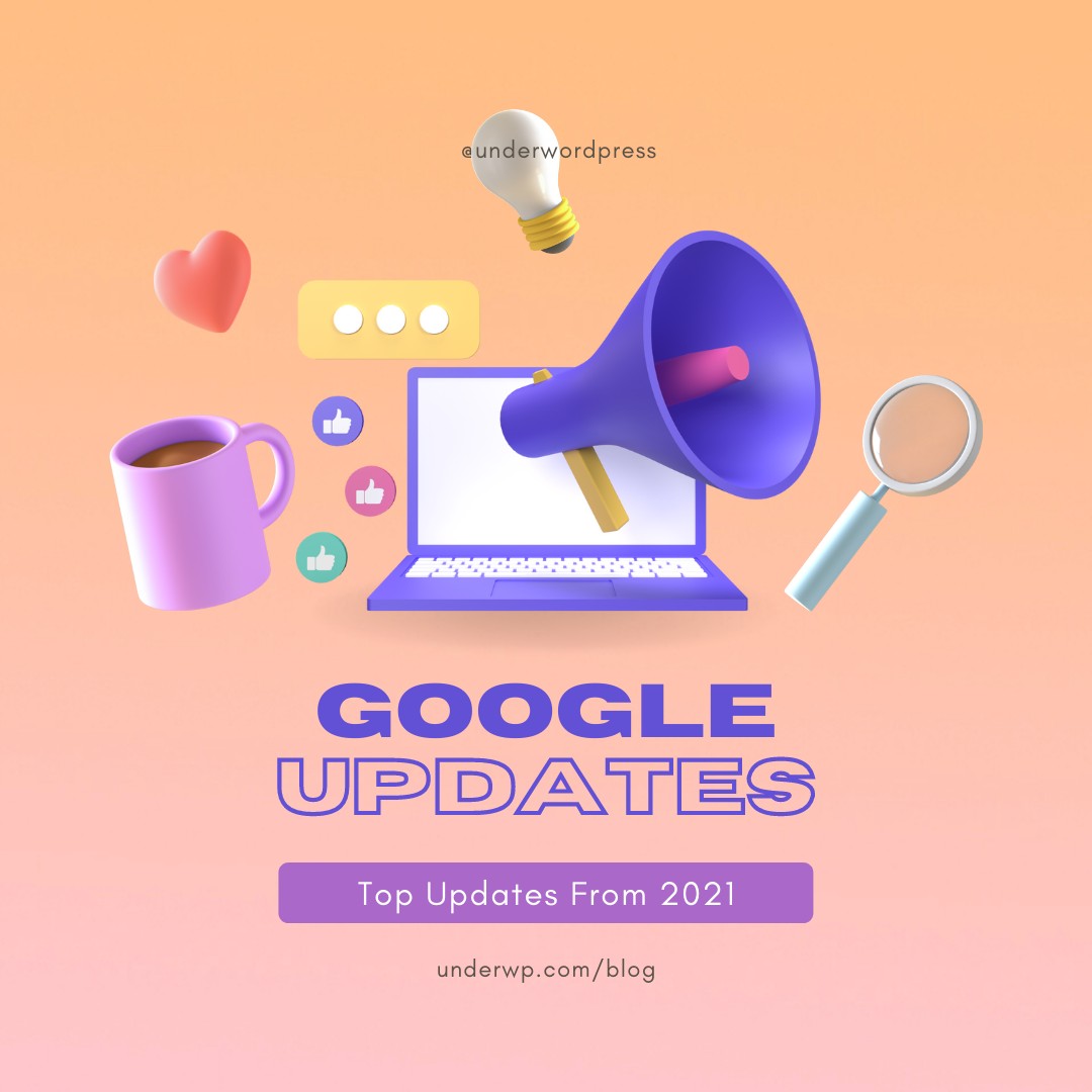 google updates top from 2021