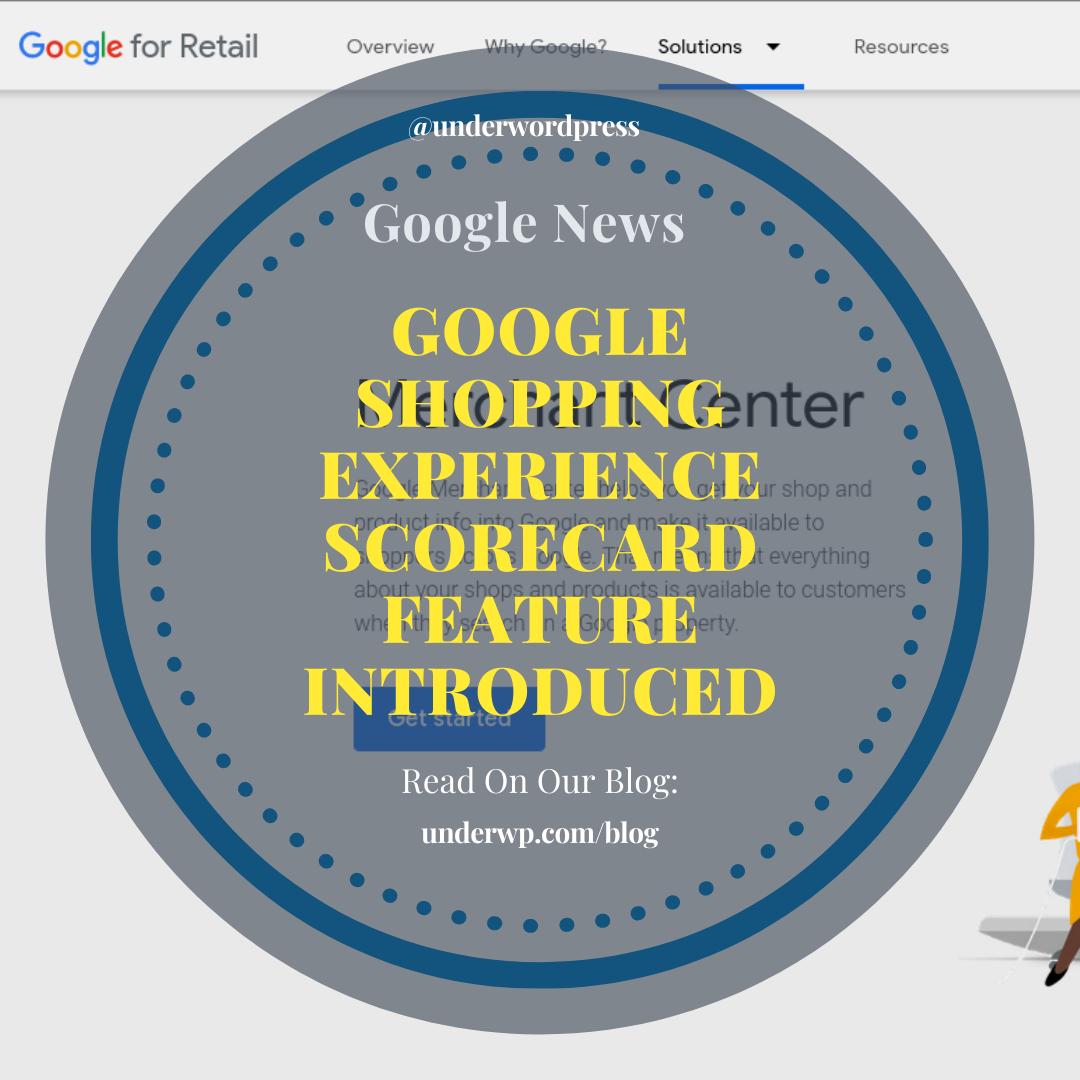 Google shopping experience scorecard