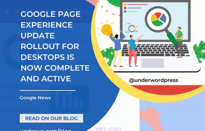 google page experience update for desktops